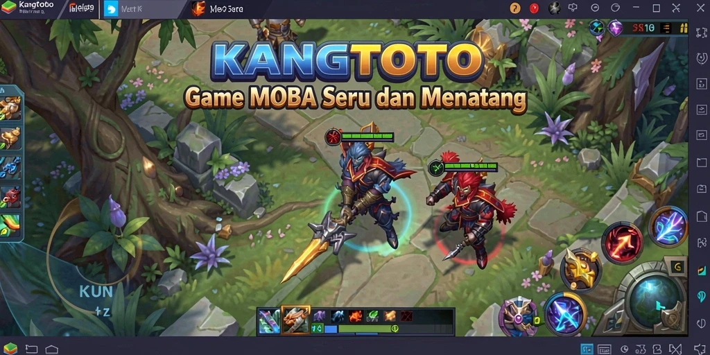 Gameplay seru KANGTOTO dalam aksi MOBA.