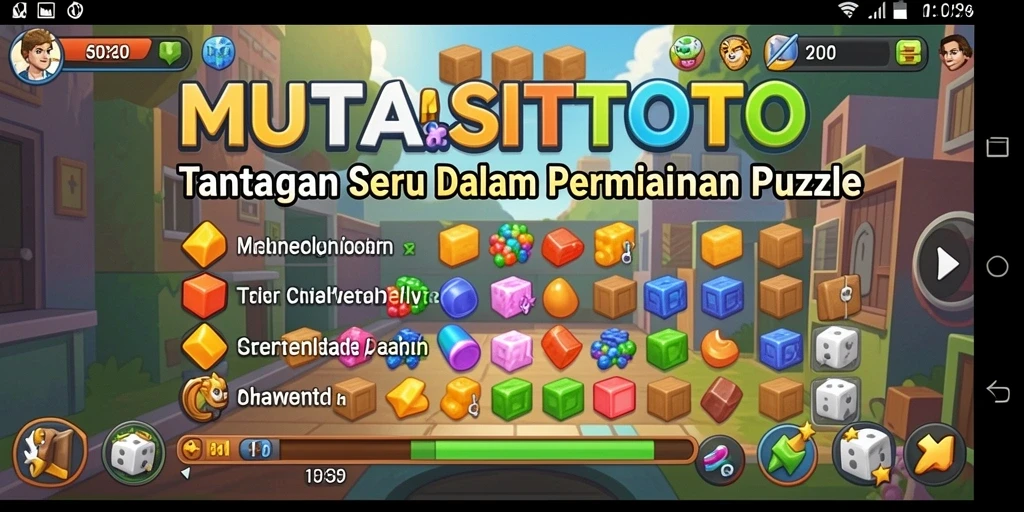 Screenshot yang menunjukkan gameplay seru dari MUTASITOTO.