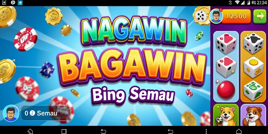 Screenshot gameplay NAGAWIN menampilkan aksi seru permainan Bingo.