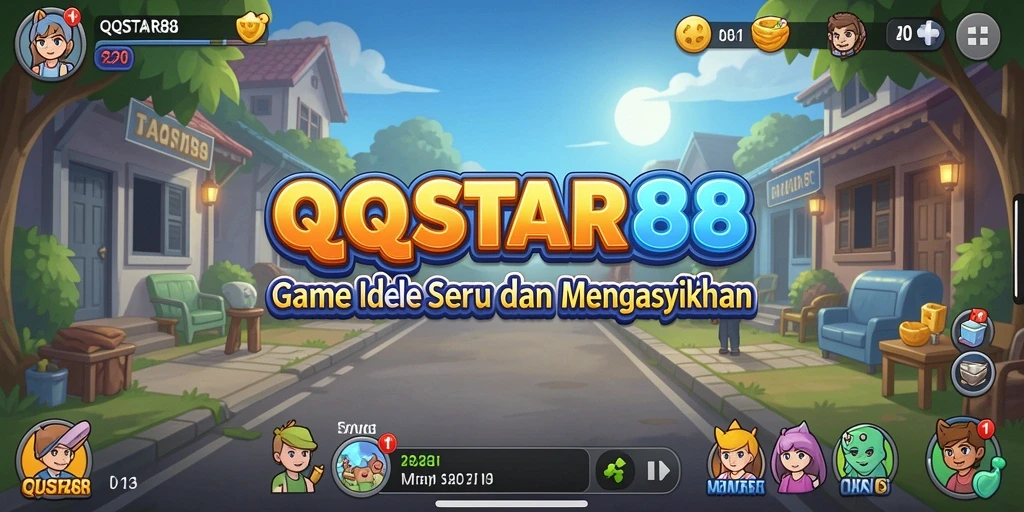 Tampilan gameplay seru dalam QQSTAR88 yang menampilkan mekanisme Idle.