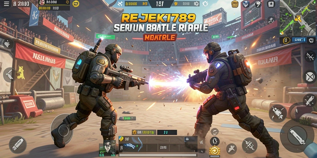 Gameplay menarik dengan aksi Battle Royale yang intens.