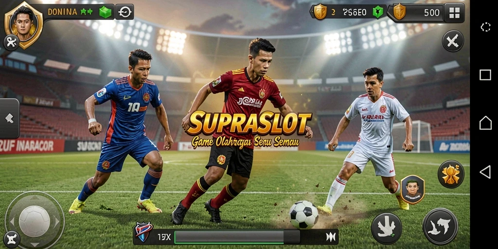 Tampilan seru gameplay SUPRASLOT yang menantang dan kompetitif.