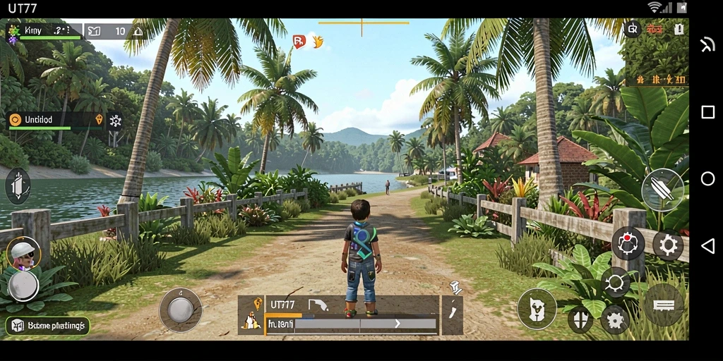 Gambaran gameplay menarik di UT77, menciptakan suasana santai dan menyenangkan.